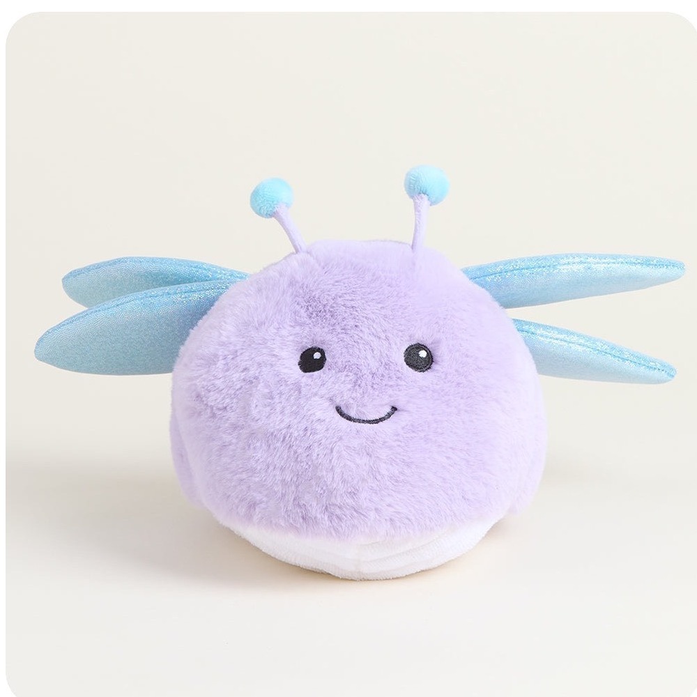 Warmies NWT Dragonfly Plush Purple Blue Microwaveable Lavender Scented Kids